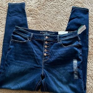 Maurice M Jeans High Rise Curvy Size 18w Long